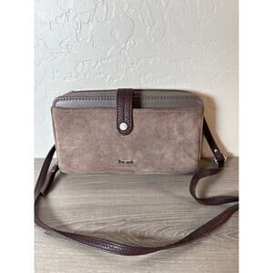 The Sak Iris Smartphone Crossbody Purse Cellphone Bag Wristlet & Wallet Suede